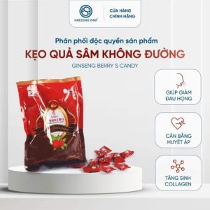 kẹo nhân sâm không đường